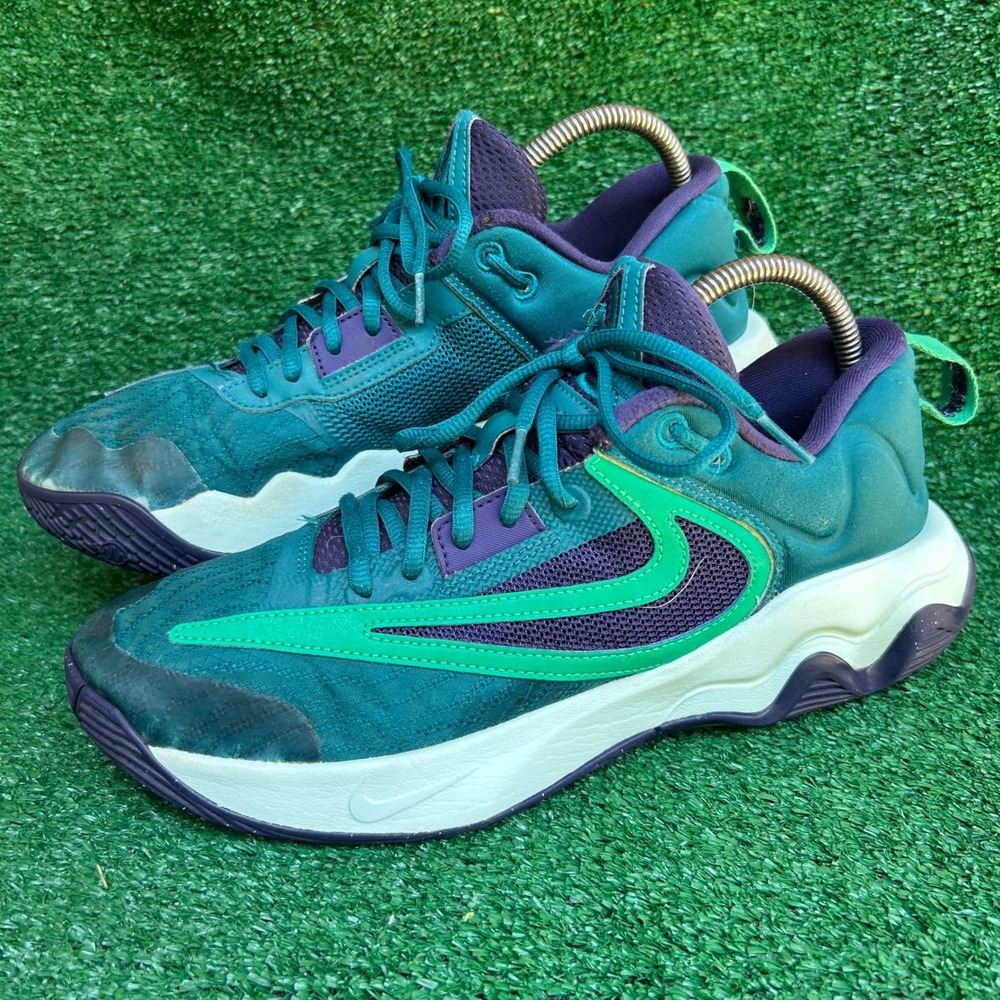 Nike Giannis Immortality 3 Deep Jungle Lime Blast Shoes DZ7533-301 9.5